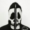Skull Patch Embroidery Half-Zip Hoodie | Screen Print | Cotton Fleece | Custom Streetwear Manufacturer