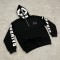 Skull Patch Embroidery Half-Zip Hoodie | Screen Print | Cotton Fleece | Custom Streetwear Manufacturer