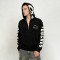 Skull Patch Embroidery Half-Zip Hoodie | Screen Print | Cotton Fleece | Custom Streetwear Manufacturer