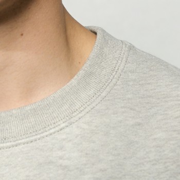 Men's Towel Embroidery Crew Neck Sweatshirt | Soft Cotton Fleece | Streetwear Manufacturer