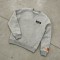 Men's Towel Embroidery Crew Neck Sweatshirt | Soft Cotton Fleece | Streetwear Manufacturer