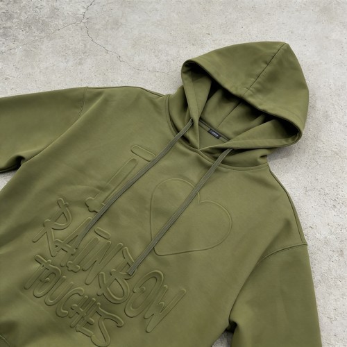 Men's Embossing Heart Hoodie | Soft Cotton Fleece | Casual wear | Custom Streetwear Manufacturer