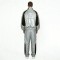 Metallic Silver Techwear Tracksuit  | Waterproof PU Coating | Geometric Panel Stitching | OEM Streetwear