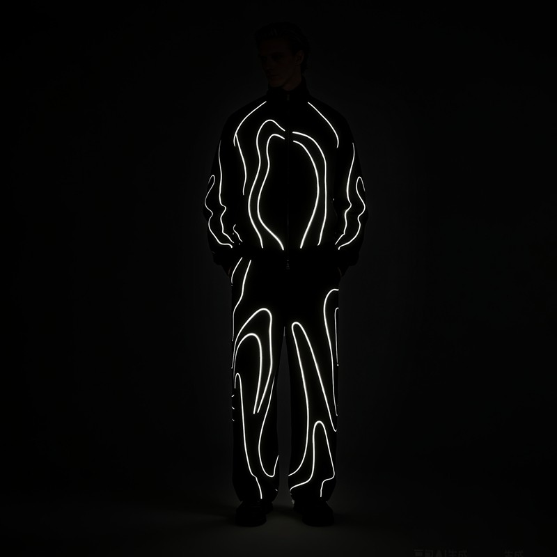 Reflective Piping Jacket