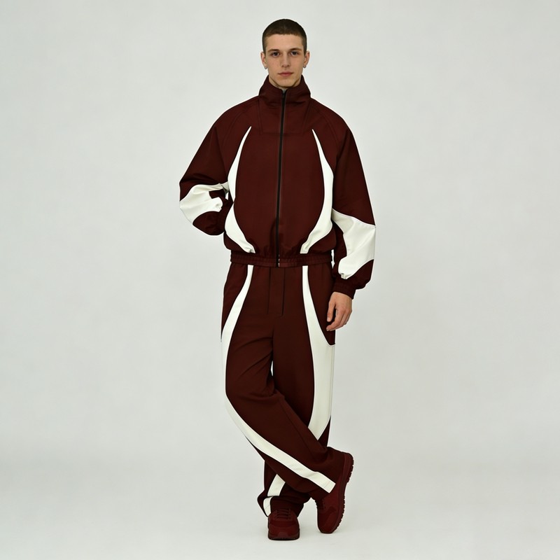 Color Block Panel TrackSuits