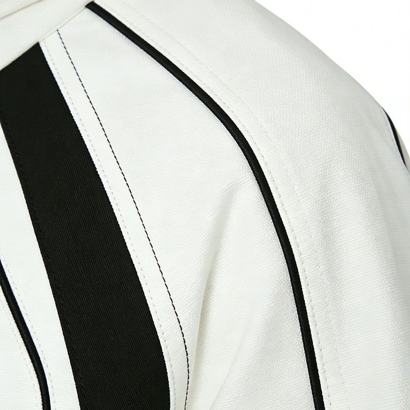 Contrast Piping Color Block Hooded Tracksuits