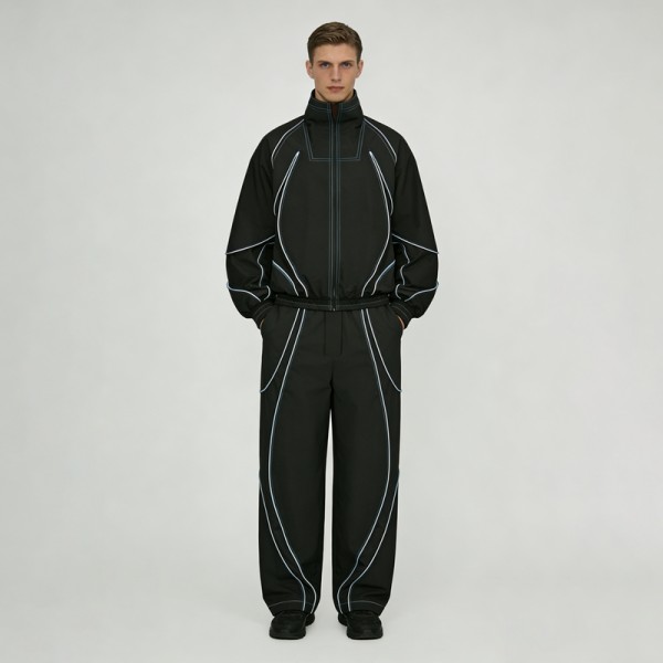 Contrast Stitch Tracksuits | Elastic Cuffs | Streetwear and Outdoor | Custom Streetwear Manufacturer