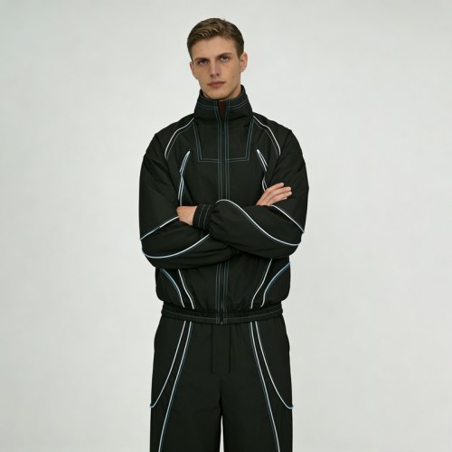 Contrast Stitch Tracksuits | Elastic Cuffs | Streetwear and Outdoor | Custom Streetwear Manufacturer