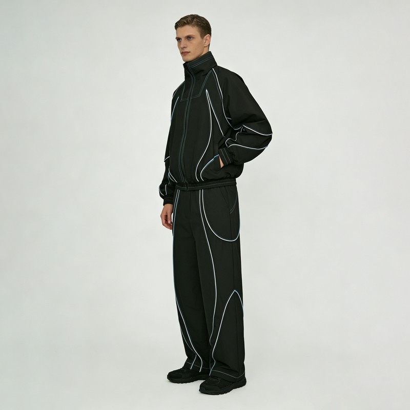 Contrast Stitch Tracksuits