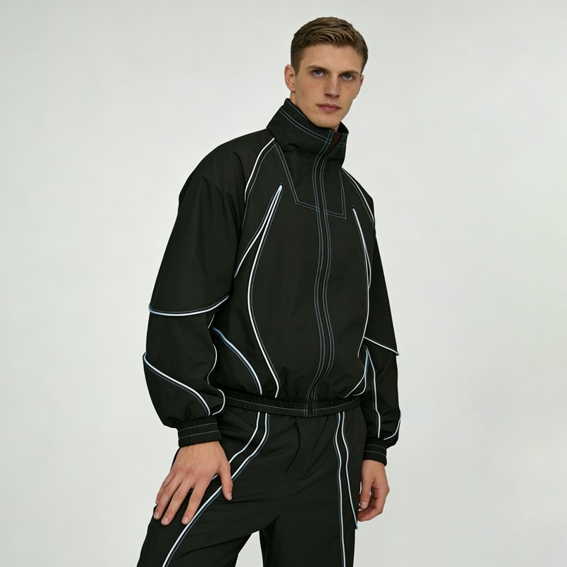 Contrast Stitch Tracksuits