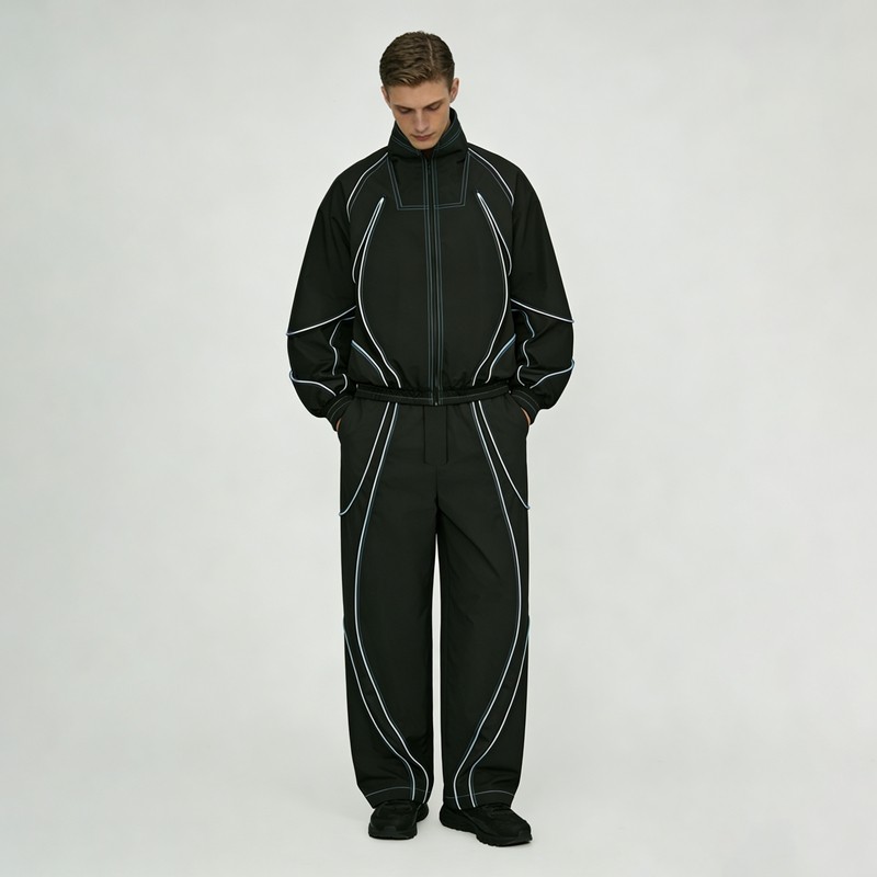Contrast Stitch Tracksuits