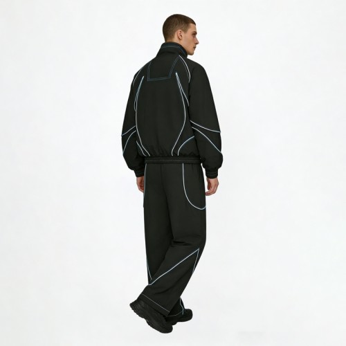 Contrast Stitch Tracksuits | Elastic Cuffs | Streetwear and Outdoor | Custom Streetwear Manufacturer