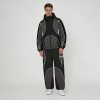 Silk Screen Print and Embroidered Color Block Hooded Tracksuits | Water-Resistant Nylon Blend | OEM Streetwear