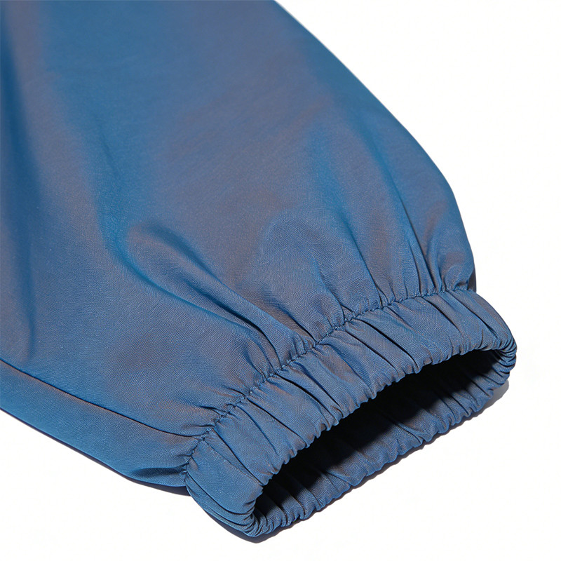 Embroidered Reflective Half-Zip Track Jacket