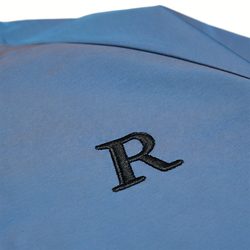 Embroidered Reflective Half-Zip Track Jacket