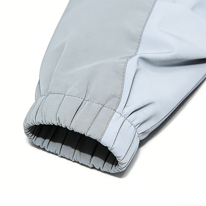 Men's Nylon Patchwork Hooded Jacket