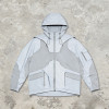 Men's Nylon Patchwork Hooded Jacket | Multi-Pocket Streetwear Outdoor | OEM Streetwear
