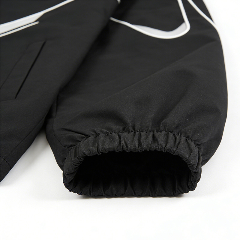 Men's Towel Embroidery Applique Screen Print Hooded Jacket