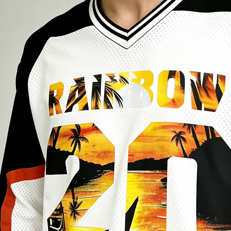 Custom Men's Paneling and DTF Print Mesh Set