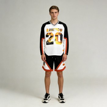 Custom Men's Paneling and DTF Print Mesh Set | Lightweight Streetwear | Custom Streetwear Manufacturer