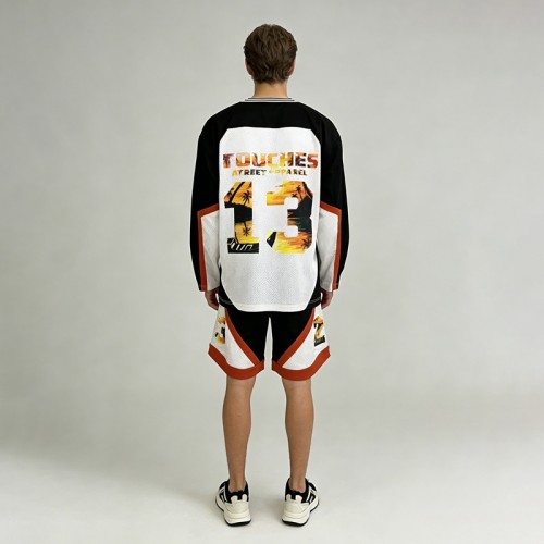 Custom Men's Paneling and DTF Print Mesh Set | Lightweight Streetwear | Custom Streetwear Manufacturer