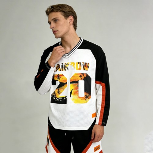 Custom Men's Paneling and DTF Print Mesh Set | Lightweight Streetwear | Custom Streetwear Manufacturer