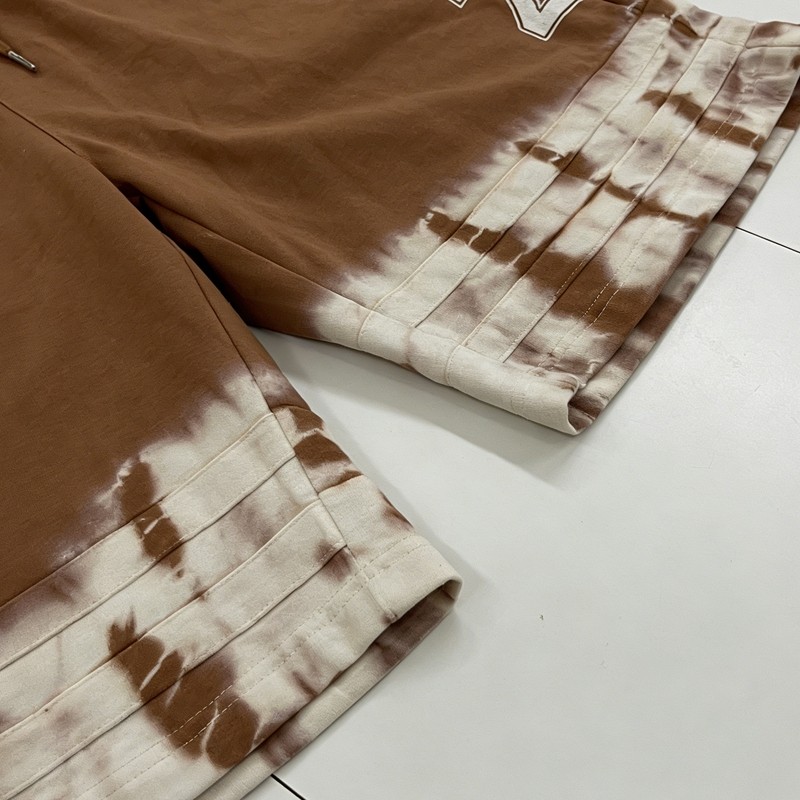 Custom Men's Tie-Dye and Screen Print Embroidered Tracksuits