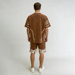 Custom Men's Tie-Dye and Screen Print Embroidered Tracksuits | Breathable Streetwear | Custom Streetwear Manufacturer