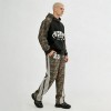 Men's Camo Paneling and Screen Print 3D Embroidery Tracksuit | Durable Streetwear | Custom Streetwear Manufacturer