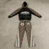 Men's Camo Paneling and Screen Print 3D Embroidery Tracksuit | Durable Streetwear | Custom Streetwear Manufacturer