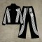 Custom Men's Patch Embroidered Striped Tracksuits | Cotton Blend | Custom Streetwear Manufacturer