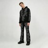 Embroidered Rhinestone Text Tracksuit | Hoodie and Flare Pants | Heavyweight Cotton | OEM Streetwear