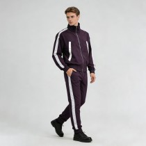 3D Silicone Print Paneled Tracksuits | Cropped Jacket and Joggers | Nylon Fabric | Streetwear Manufacturer