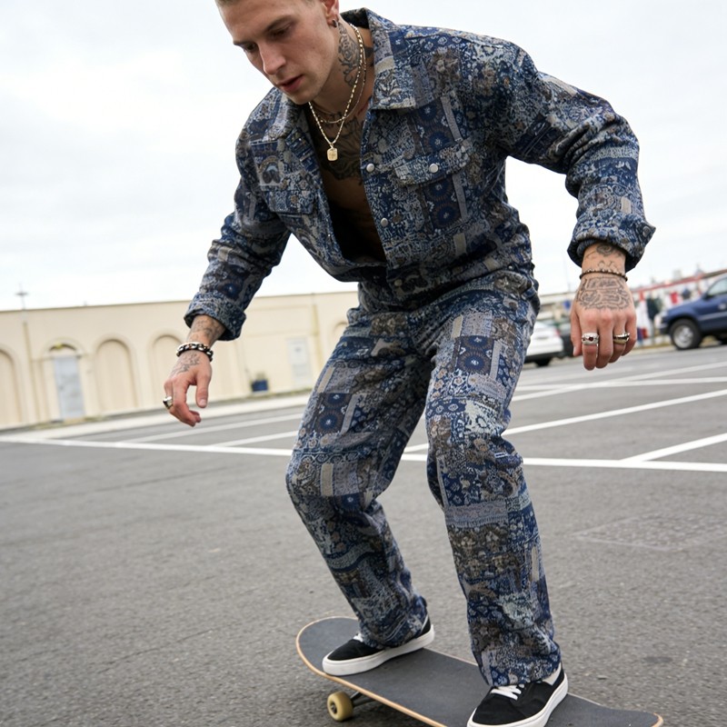 Vintage Jacquard Tracksuits