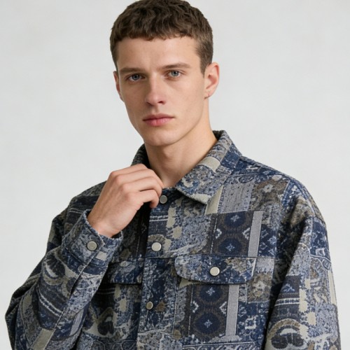 Vintage Jacquard Tracksuits | Oversized Fit | Cotton-Blend Jacquard | Custom Streetwear Manufacturer