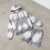 Men's Acid Wash Spray Tie-Dye Tracksuit | Vintage Worn-In Style | Cotton Blend | OEM Streetwear