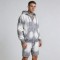 Men's Acid Wash Spray Tie-Dye Tracksuit | Vintage Worn-In Style | Cotton Blend | OEM Streetwear