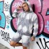 Men's Acid Wash Spray Tie-Dye Tracksuit | Vintage Worn-In Style | Cotton Blend | OEM Streetwear