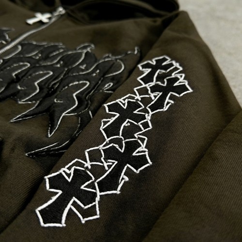 Men's 3D Embroidery Applique Cross Tracksuit | Durable Streetwear | Custom Streetwear Manufacturer