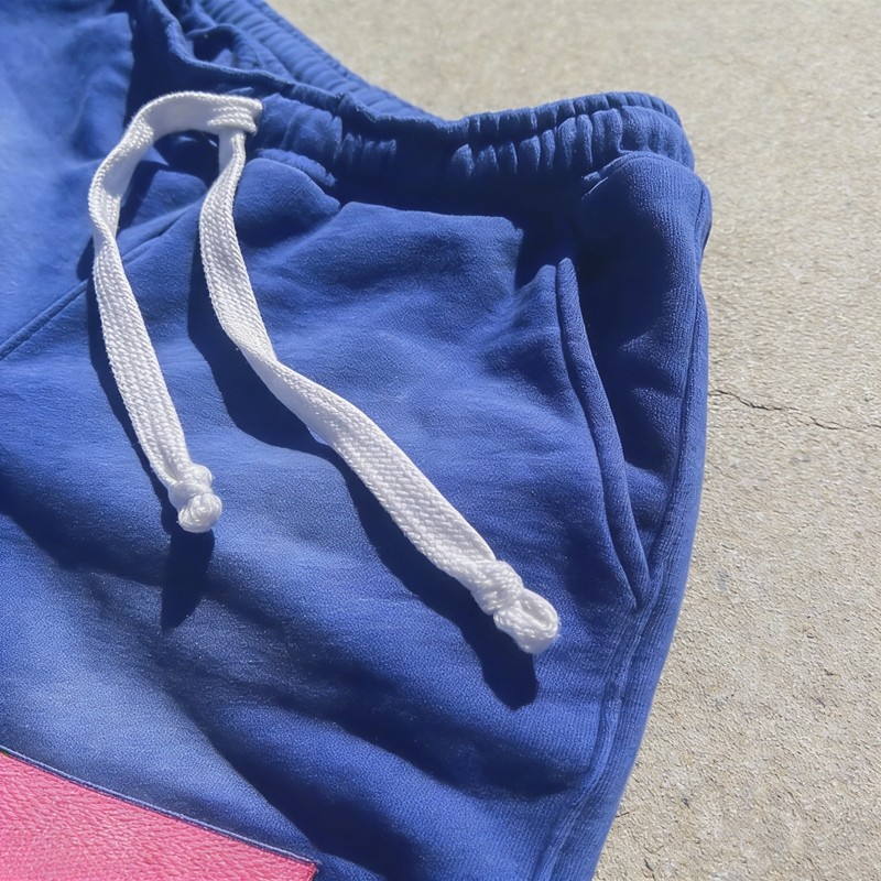 Vintage Washed Spray Dye Embroidery Tracksuit