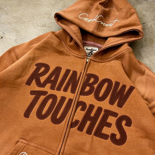 Men's Washed and Embroidered Rhinestone Tracksuit | Durable Applique Streetwear | Custom Streetwear