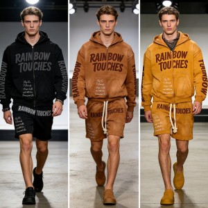 Men's Washed and Embroidered Rhinestone Tracksuit | Durable Applique Streetwear | Custom Streetwear