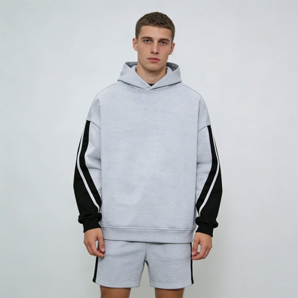 Men's Color Block Paneling Tracksuit | Breathable Streetwear | Custom Streetwear Manufacturer