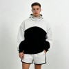 Color Block Hoodie and Shorts Tracksuits | Contrast Stitching | Casual Streetwear | Clothing Manufacturer
