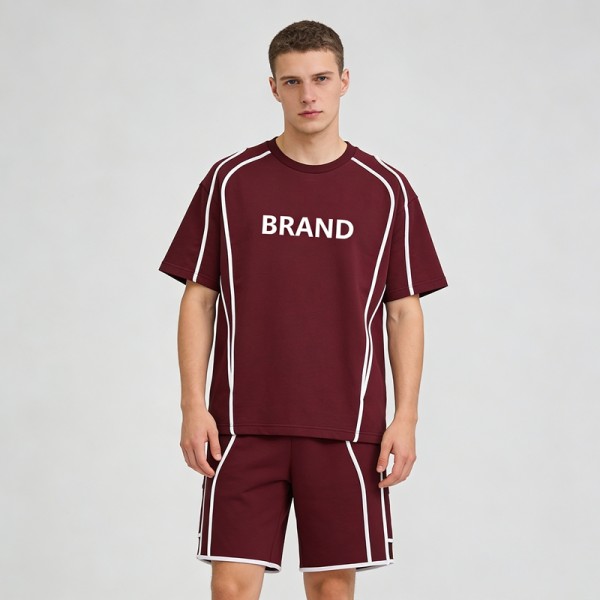 Men's Oversized Screen Print Tracksuits | Cotton Blend | Gym Daily Wear | Clothing Manufacturer