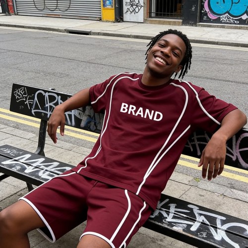 Men's Oversized Screen Print Tracksuits | Cotton Blend | Gym Daily Wear | Clothing Manufacturer