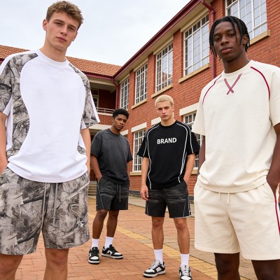 Men's Oversized Screen Print Tracksuits | Cotton Blend | Gym Daily Wear | Clothing Manufacturer