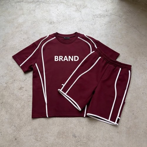 Men's Oversized Screen Print Tracksuits | Cotton Blend | Gym Daily Wear | Clothing Manufacturer