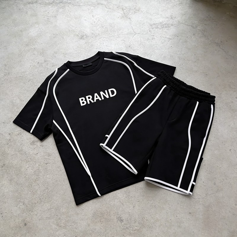 Men's Oversized Screen Print Tracksuits