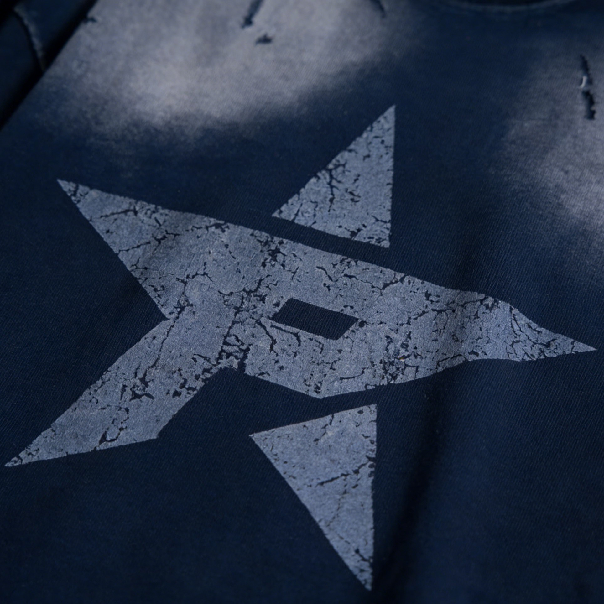 Star Washed Print Sun Faded Tracksuit